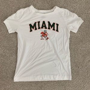 university of miami t shirt size medium